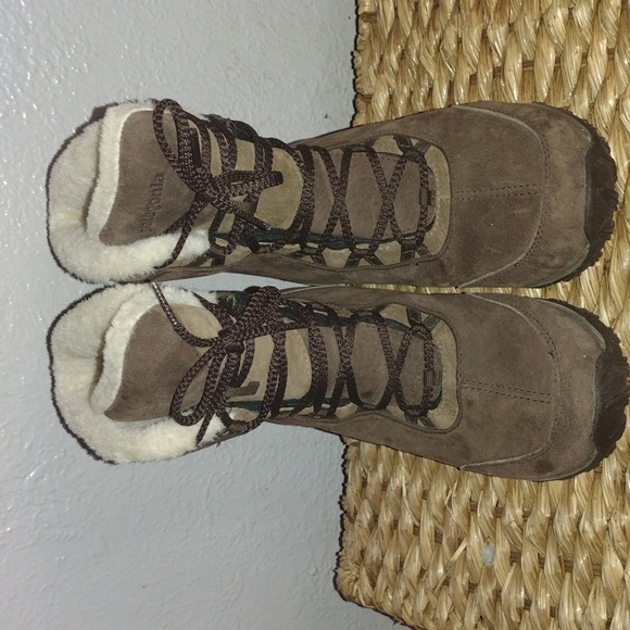 Patagonia Lugano Lace Espresso Waterproof Polartec Mid Boot 6/7 - Picture 2 of 8